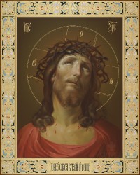 Спас в терновом венце, 40х50, 2018 г.