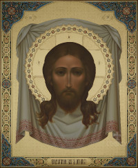 Спас Нерукотворный, 90х110, 2020 г.