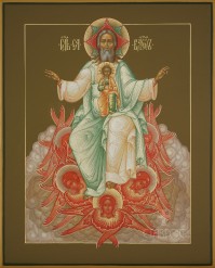 Господь Саваоф, 17x21, 2016 г.