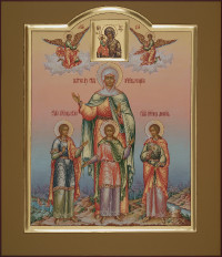 София Вера Надежда Любовь, 27х31, 2022 г.