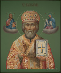 Николай Мирликийский, 26х31, 2020 г.