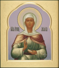 Агафия мученица, 27х31, 2017 г.