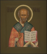 Николай Мирликийский, 27х31, 2019 г.