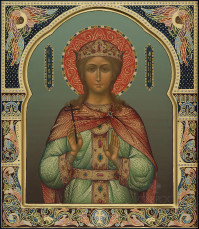 Ирина мученица, 27х31, 2021 г.