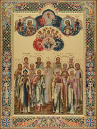 Избранные святые, 30х40, 2023 г.