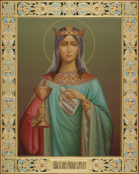 Варвара великомученица, 40х50, 2019 г.