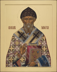 Спиридон Тримифунтский, 60х75, 2021 г.