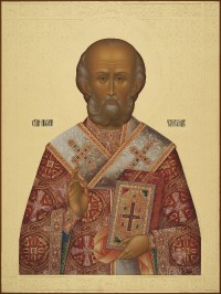 Николай Мирликийский, 60х80, 2019 г.