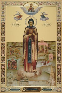 Феодосий Тотемский, 67х100, 2018 г.