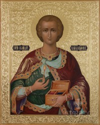 Пантелеимон Целитель, 40х50, 2015 г.