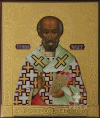 Николай Мирликийский, 27х31, 2014 г.