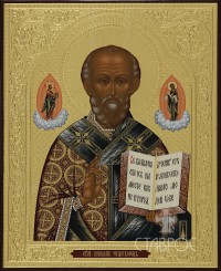 Николай Мирликийский, 22х27, 2015 г.