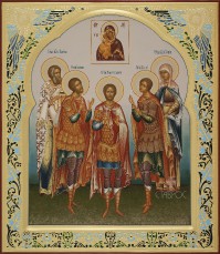 Избранные святые (семейная), 27x31, 2016 г.
