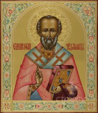 Николай Мирликийский, 27х31, 2013 г.