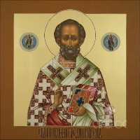 Николай Мирликийский, 70x70, 2016 г.