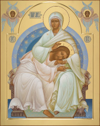 Матерь Смирения, 60х75, 2023 г.