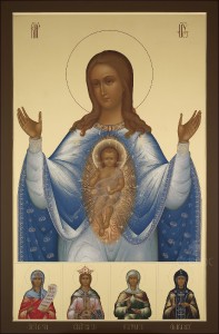 Божия Матерь (Пангодская), 67х102, 2018 г.