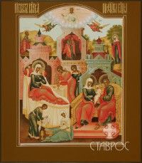Рождество Богородицы, 27х31, 2015 г.