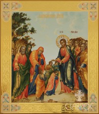 Благословение детей, 27х31, 2014 г.