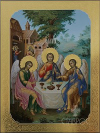 Троица Ветхозаветная, 52х67, 2013 г.