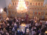 Вид на иконостас