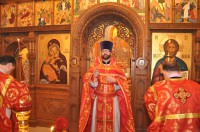 Вид на иконостас