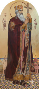 Владимир (иконостас нижнего храма),66x147, 2012 г.