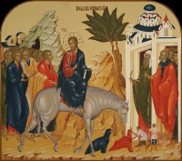 Праздничный ряд, Вход Господень в Иерусалим, 70х62, 2016 г.