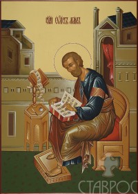 Царские врата, Евангелист Марк, 32x45, 2015 г.