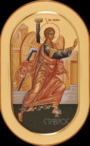 Архангел Гавриил, 22x35, 2015 г.