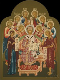 Деисусный ряд, Деисус, 100х132, 2017 г.