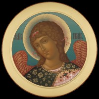 Местный ряд, Архангел Гавриил, D 32 см, 2019 г.