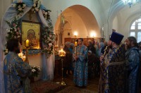 Ярополец, прибытие на приход храмового образа - иконы Божией Матери 