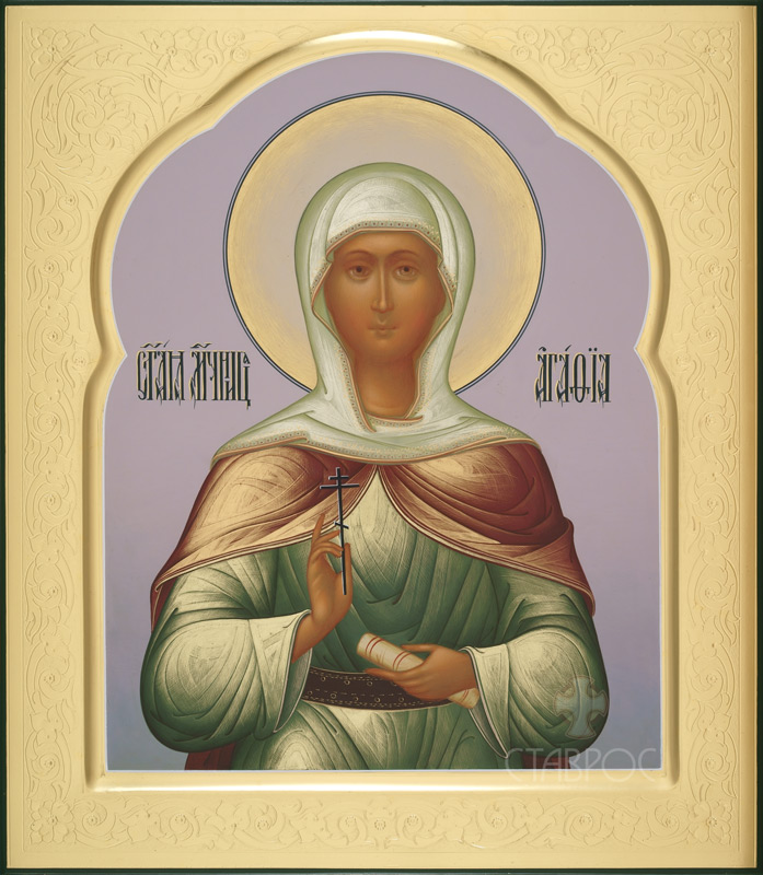 Икона Святая мученица Агафия