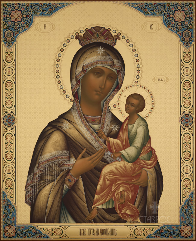 Рукописная икона Божией Матери Скоропослушница