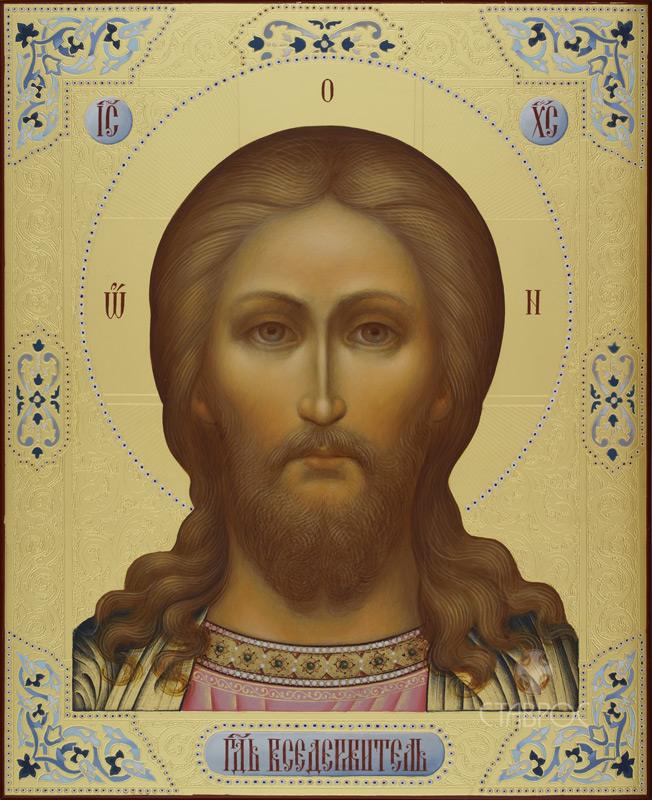 Рукописная икона Господь Вседержитель